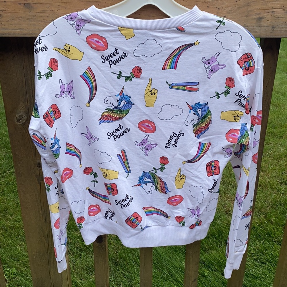 Divided H&M Unicorn Sweet Power Sweatshirt - Picture 3 of 5